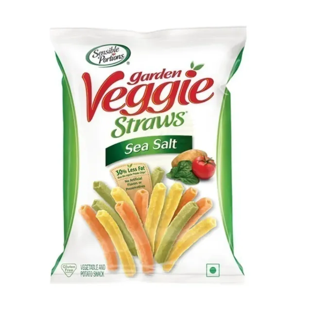 Sensible Portions Veggie Straws Sea Salt 120g
