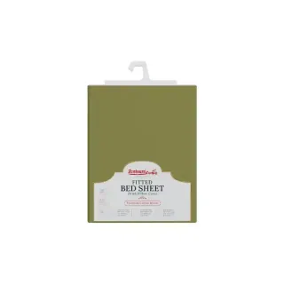 RANKO DBL F.BED SHT+P.C green 180X200X25