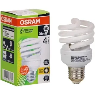 Osram Bulb Mini 20W E27 Warm White 2 Pieces 162921P2