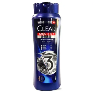Clear Men 3-in-1 Anti-Dandruff Clean Shampoo 600 ml