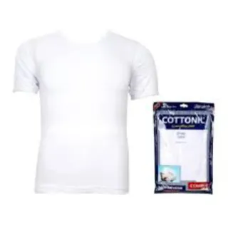 تي شيرت رجالي قطونيل مقاس 3XL أبيض