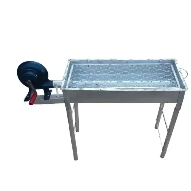 Yrs Bbq Grill 62X28Cm W.Fan Leg&Pipe Bbq20