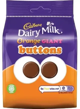 Cadbury Giant Orange Buttons 95G