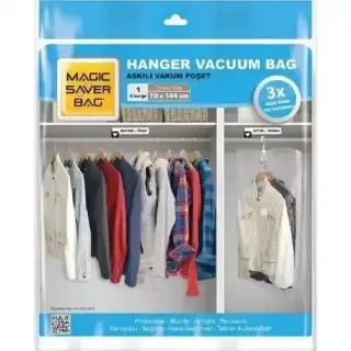 Magic Saver Vac Hanger Bag70X144Cm 9433