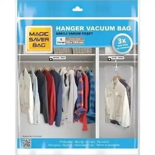 اكياس الفراغ للتعليق فردي XL 144*70 سنتم