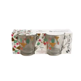 Pasabahce Handled Mug 205 cc Set of 2