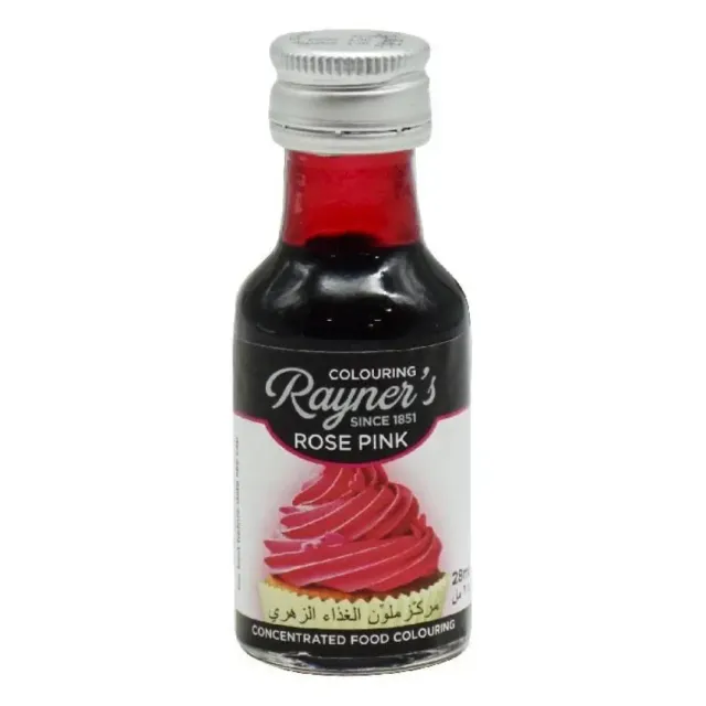 Rayners Food Color Rose Pink 28ml