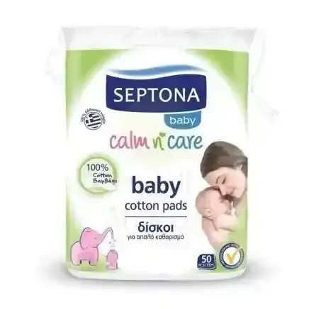 Septona Calm & Care Baby Cotton Pads 50S