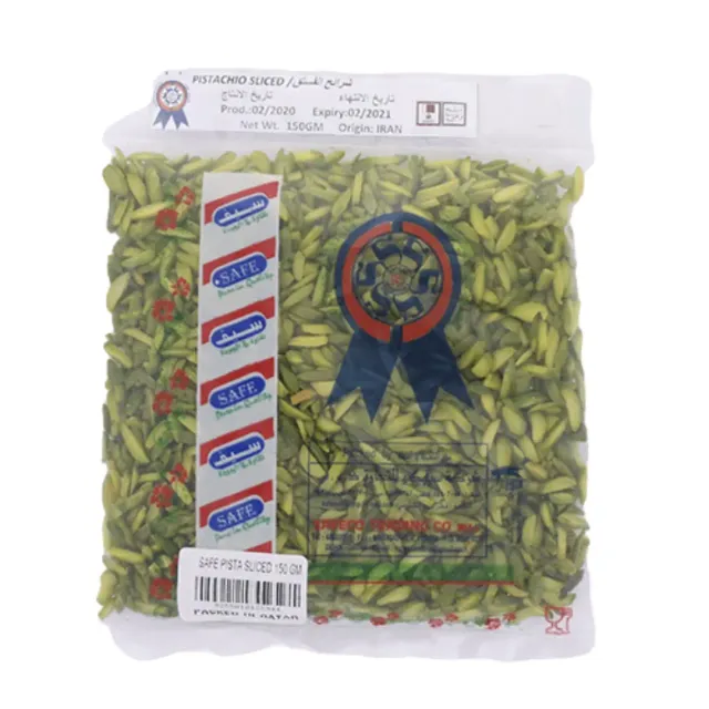 SAFE PISTACHIO SLICED 150G