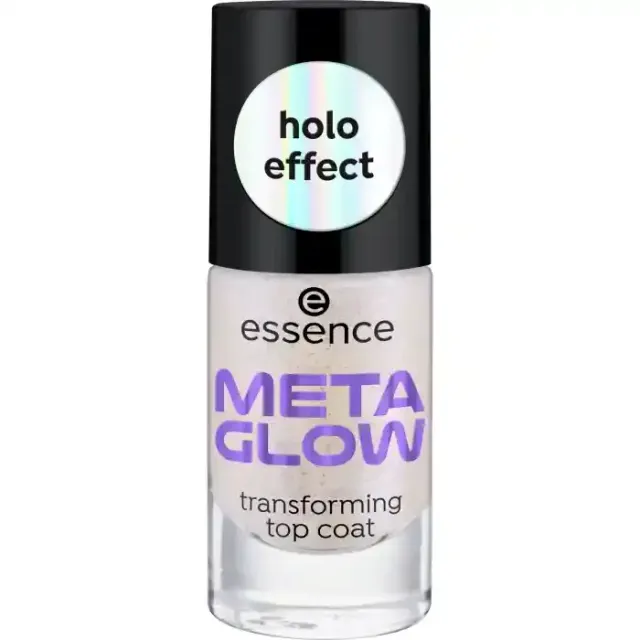 Essence Nail Polish Top Coat Meta Glow Transforming 8 ml