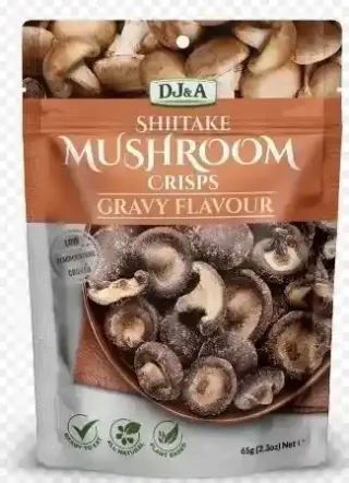 DJ&A Crisps Gravy Flavor Shiitake Mushroom 65 g