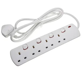 Power King Safety Socket 4-Way 3 m