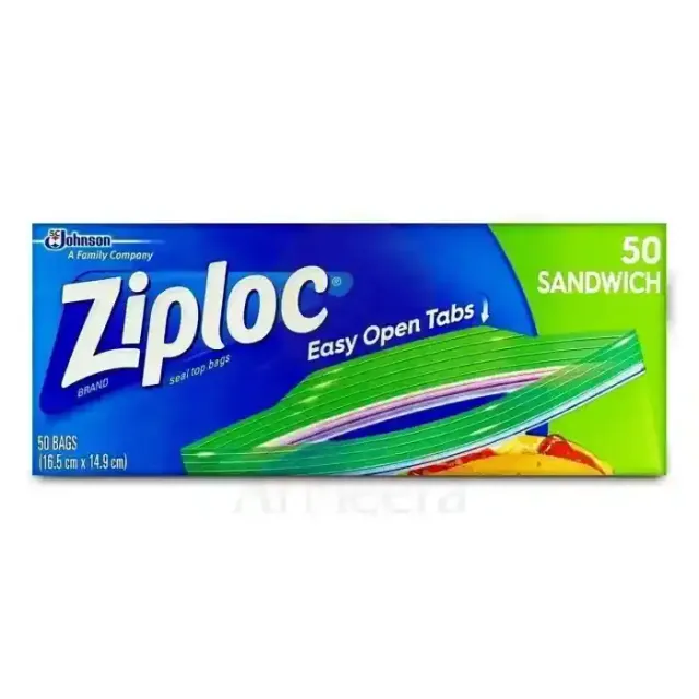 ZIPLOC SANDWICH BAGS 50S