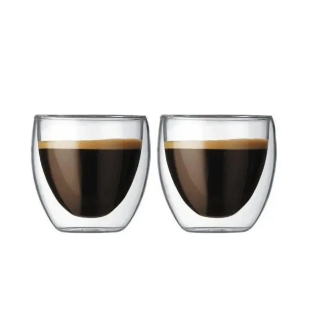 Bodum Pavina Double-Wall Glass 80 ml 2 pcs
