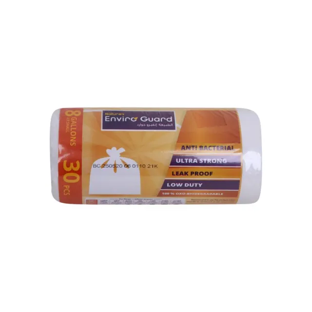 Enviro Bio Garbage Bags 58 x 50cm White 8 Gallon