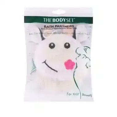 The Body Set White Kids Bath Sponge