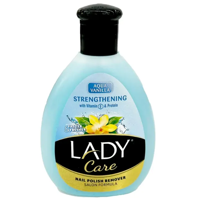 Lady Care Nail Polish Remover Aqua Vanilla Strengthening 120ml