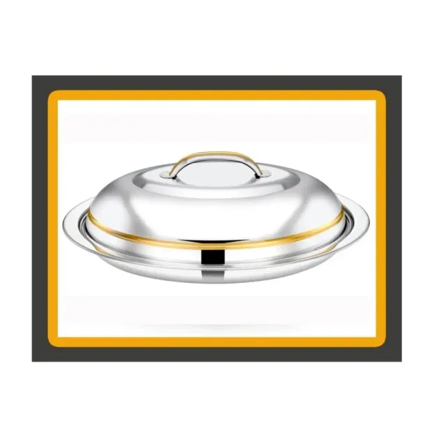 Bohara Serving Dish Oval Gold 60cm