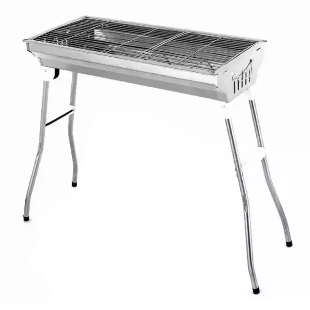 Camp Master Stainless Steel Grill with Stand 70cm