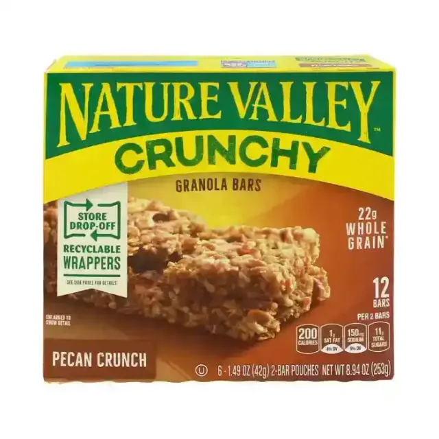 NATURE VALLEY Crunchy Granola Bars Pecan Crunch 253g