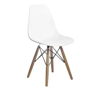 Mq Plastic Mf Chair -White 455-Bla