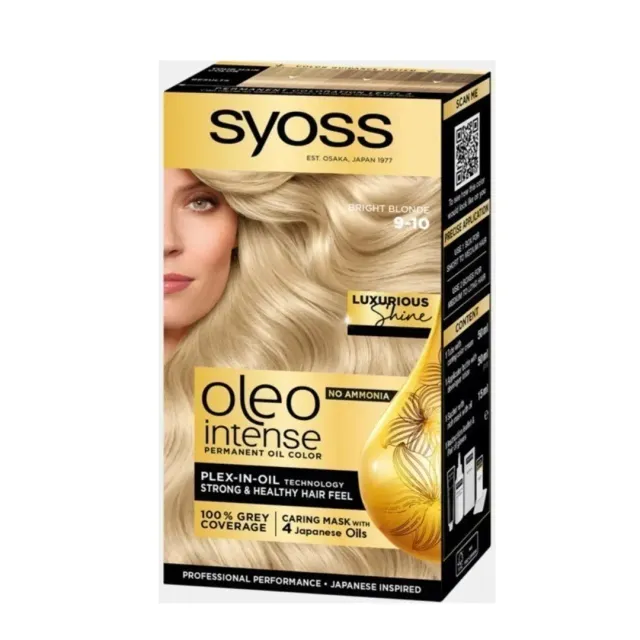 Syoss Oleo Beige Blonde Hair Color Kit 9-10 115ml