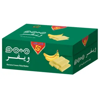 ويفر بالموز الميمو من السيداوي 25 جم × 12 قطعة