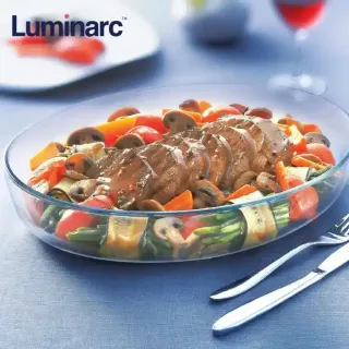 Luminarc Oval Dish Foot Lrg Set Gwp5605