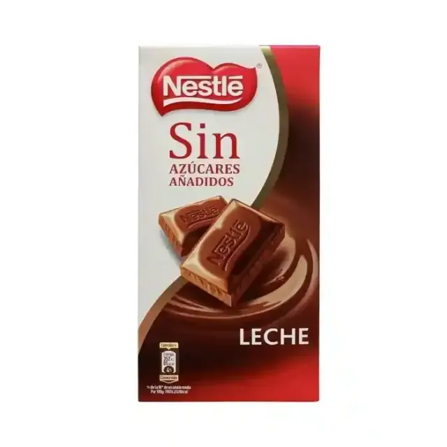 Nestle Milk Chocolate No Sugar Added 125G