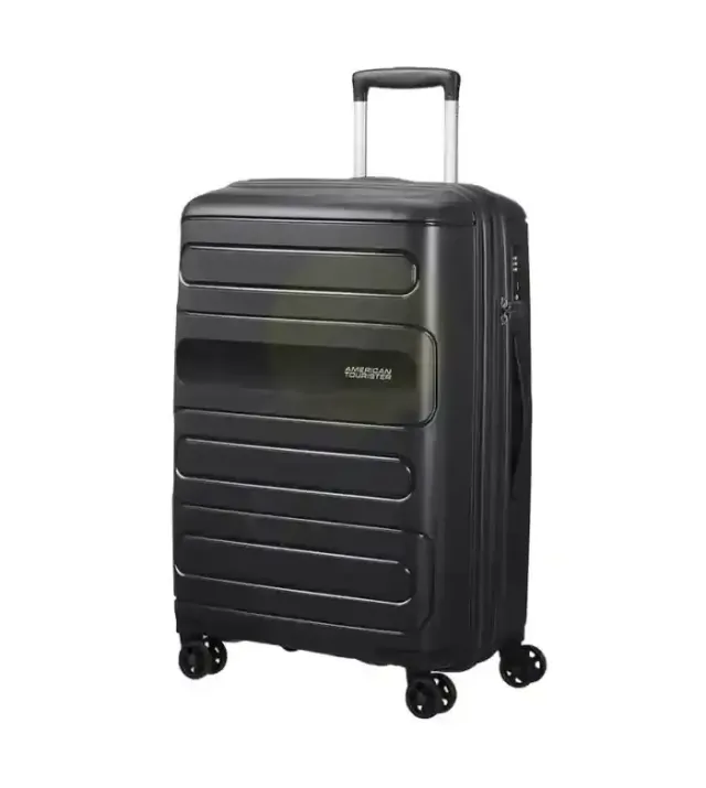AT SUNSIDE 4WS HARD TROLLEY 68CM BLK