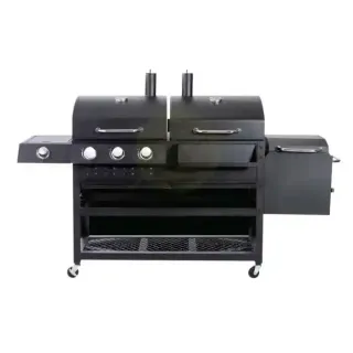Mee Home 3-Burner Gas + Charcoal Grill