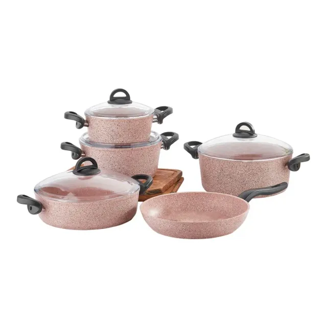 ALM Forged Aluminum Cooking Set 9 Pieces