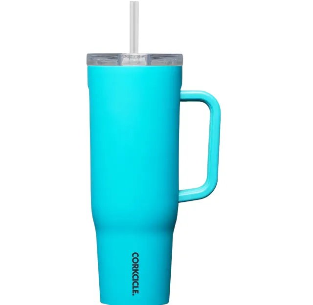 Corkcicle Cruiser Tumbler With Straw Cup 1.2L Capri Blue