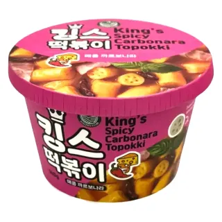 King's Spicy Carbonara Topokki Cup 140g
