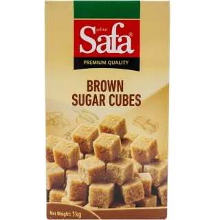 Safa Premium Quality Brown Sugar Cubes 1kg