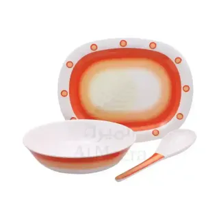 LTC MELAMINE PLATTER + SPOON + PLATE