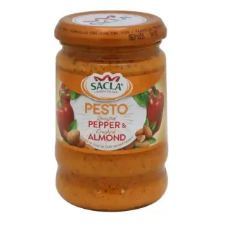 Sacla Roasted Pepper Pesto No.4 190G