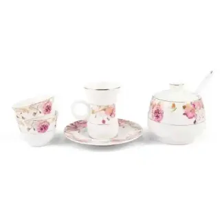 Porceletta Tea & Coffee Set 51Pcs Astd