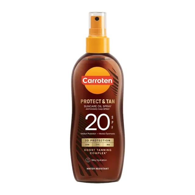 Carroten Protect & Tan Oil Spray SPF20 150ml