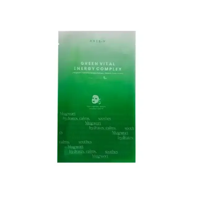 Axis-Y Mugwort Green Vital Energy Complex Sheet Mask 27ml