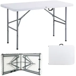 Campmaster Folding Table White 5 ft