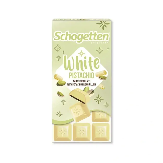 Schogetten White Pistachio Chocolate 100g