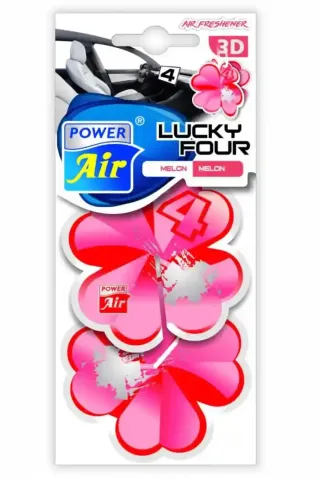 Power Air Lucky 4 Red Car Freshener, 7g