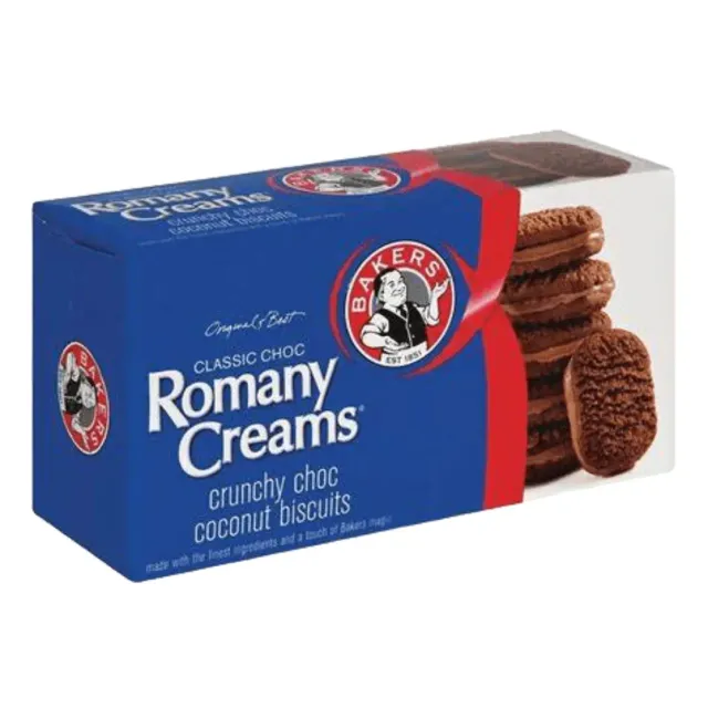 Bakers Romany Creams Classic Chocolate Biscuit 200 g