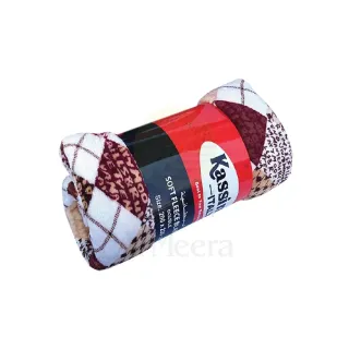 Kassino Blanket Soft Waffles Printed 50 x 200 cm
