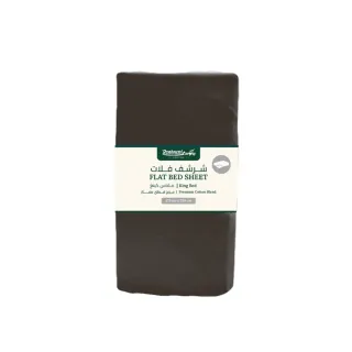 آر كيه غطاء سرير مسطح كينج رمادي داكن 275x250سم