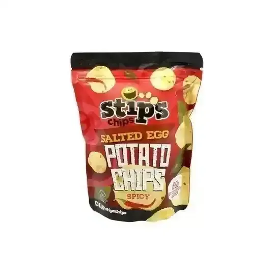 Stips Chips Salted Egg Pot Chips Spi 60G