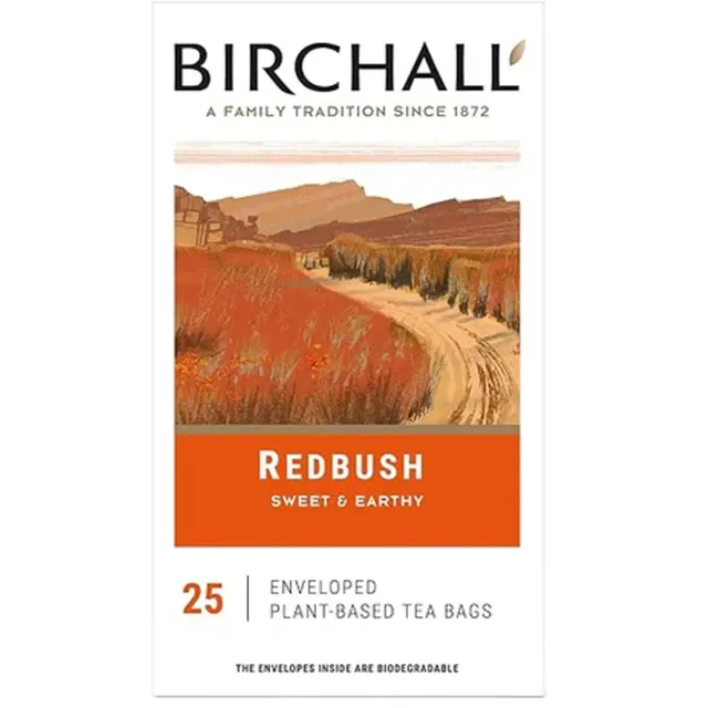 Birchall Redbush Tea 25 Tag & Envelopes Tea Bags 50 g