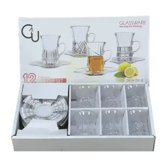 C4U TEA CUP&SAUCER SET 12PCS 88ML LEGION