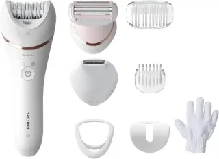 Philips Epilator Cordless Wet/Dry 8 Accessories Bre720/01